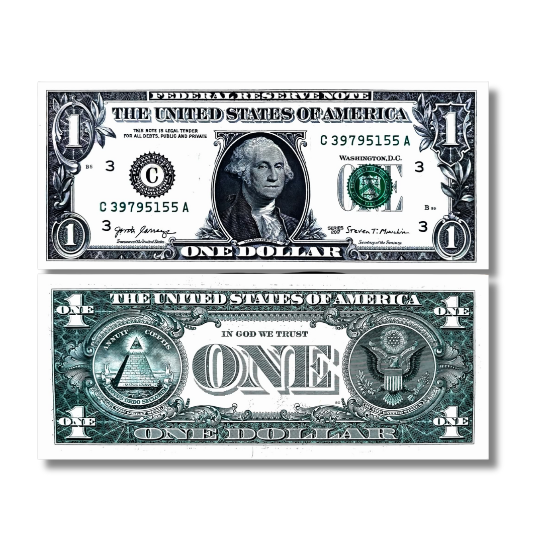 1 Dollar United States of America | GEM UNC Condition | USA Currency - Collection Bazzar