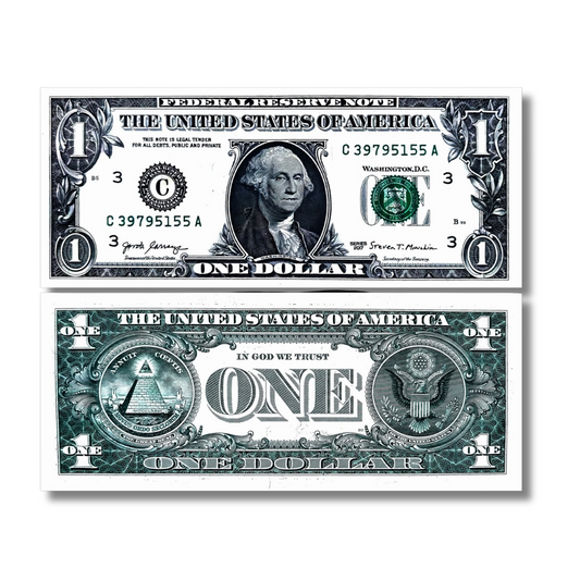 1 Dollar United States of America | GEM UNC Condition | USA Currency - Collection Bazzar