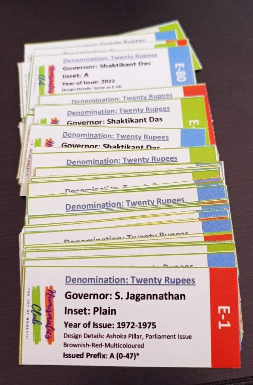 Twenty Rupees -  Signature Set - Complete.

 92 Gem UNC Different Issues Notes Upto 2025. - Collection Bazzar