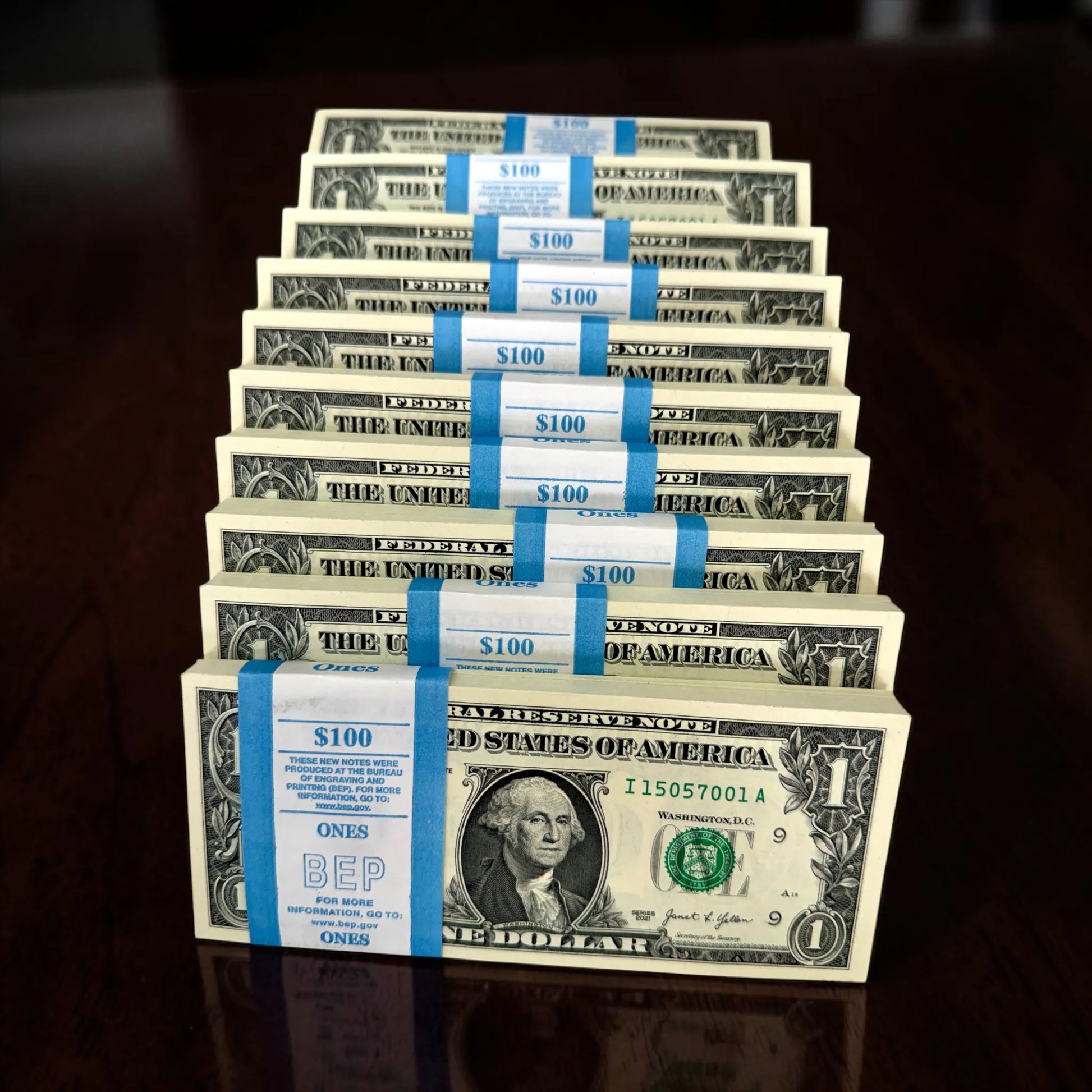 United States 1 Dollar Banknote Serial Rim 1000 Pieces Gem UNC Very Unique and Ultra Rare - Collection Bazzar
