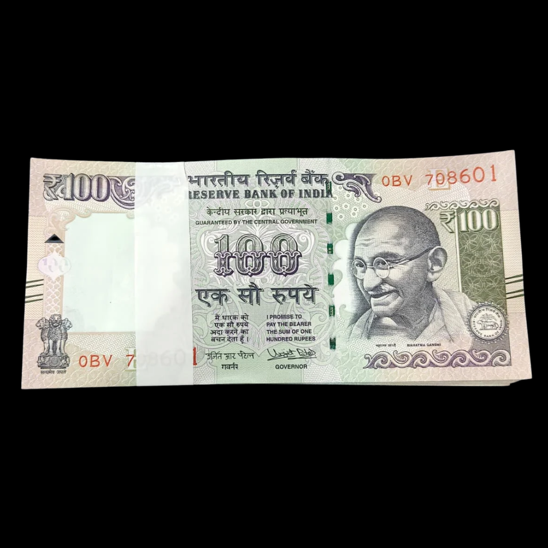 Rs 100 Old Packet With Brail Governor Urjit Patel Rare Collectible