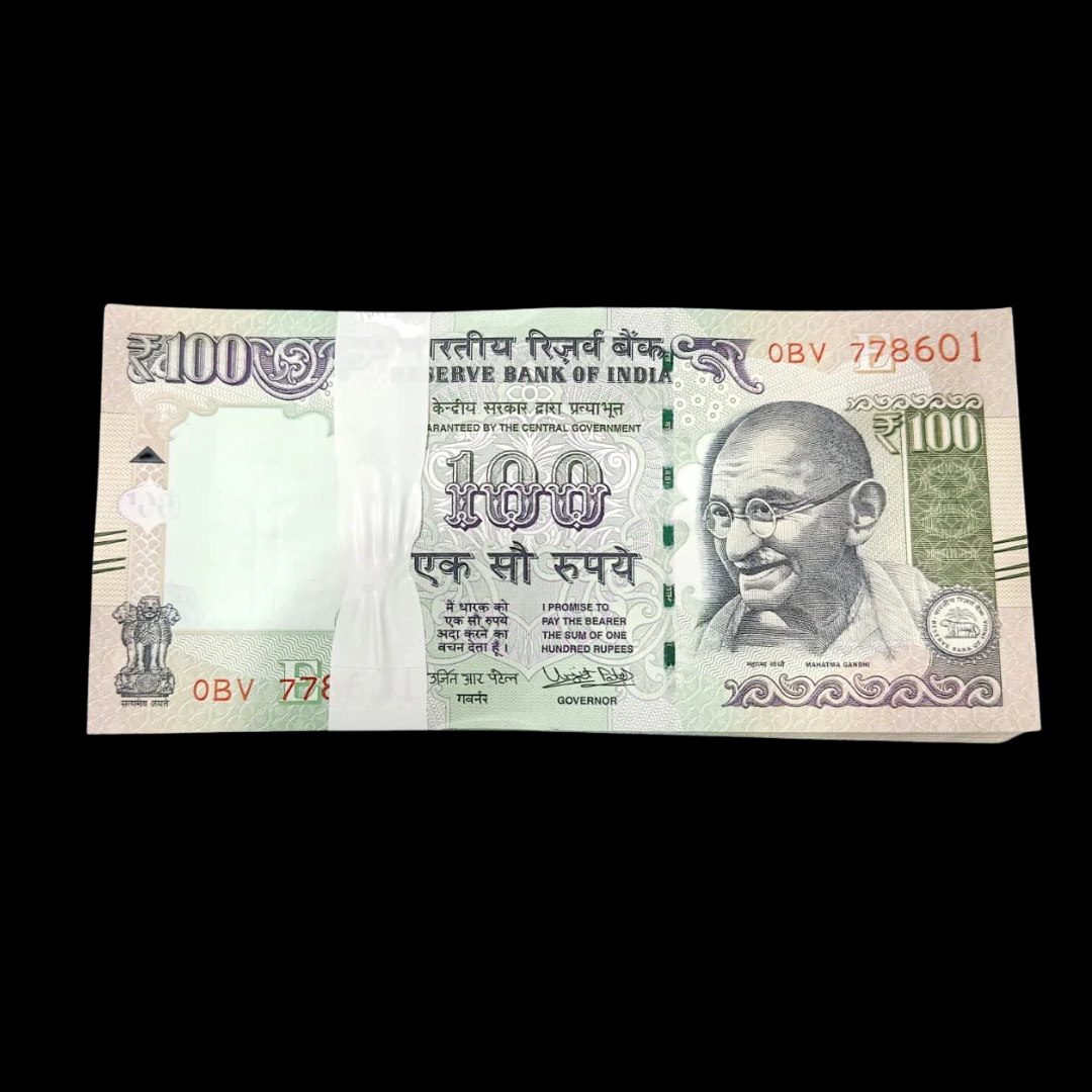 Rs 100 Old Packet With Brail Governor Urjit Patel Rare Collectible