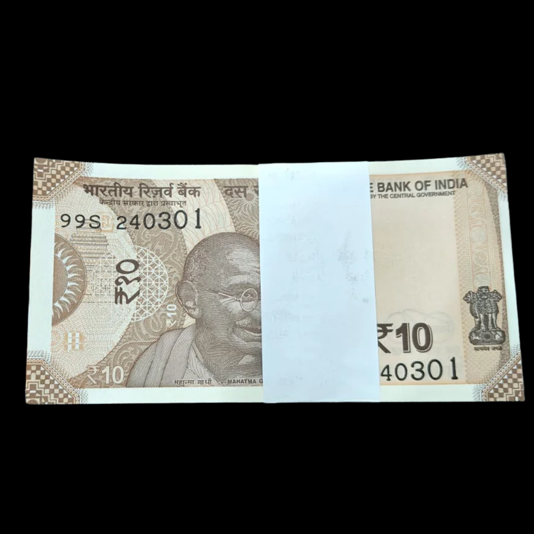 Rs 10 serial birthday packet 240301 March 24 unc condition