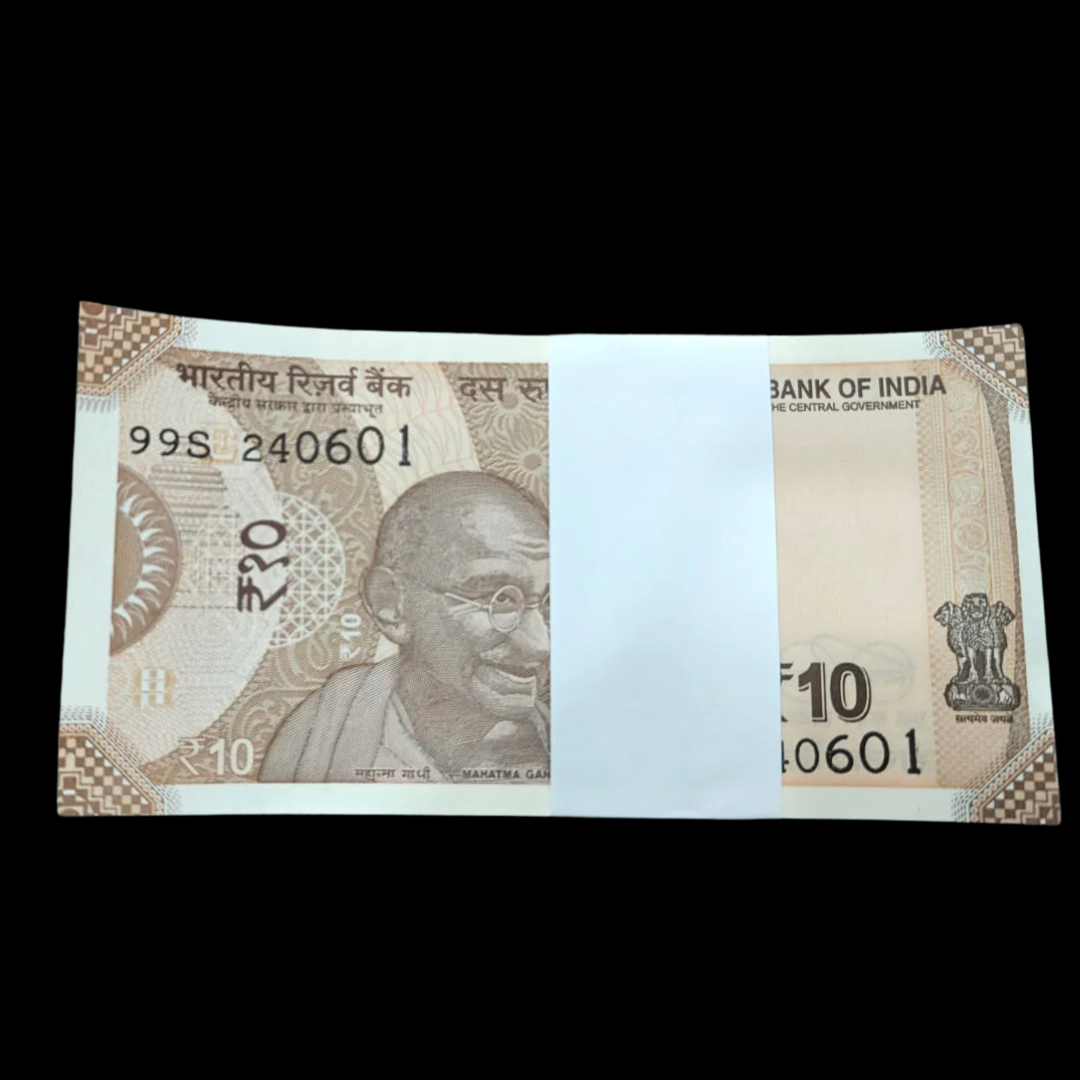 Rs 10 serial birthday packet 240601 June 24 unc condition