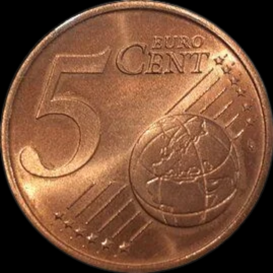 5 Euro Cent Federal Republic Of Germany Rare Collectible