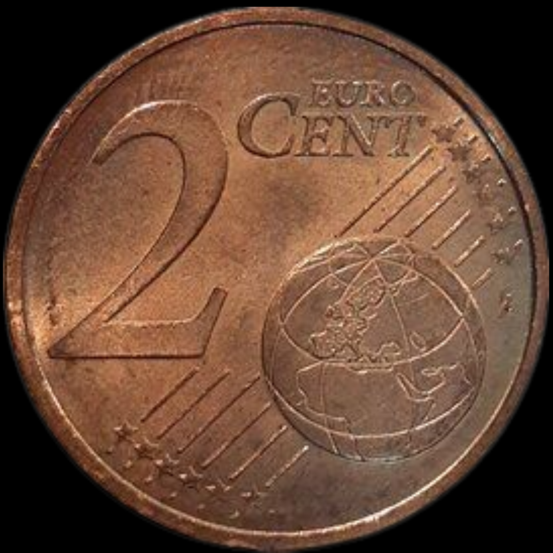2 Euro cent Fedral Republic Of Germany Rare Collectible