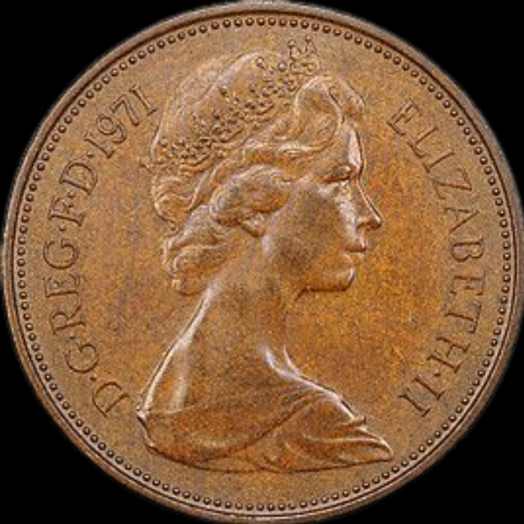 2 Pence United Kingdom Elizabeth II Rare Collectible