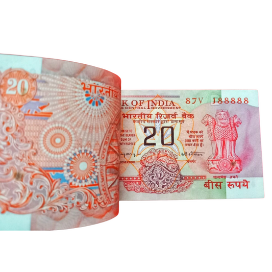 Rs 20 Konark Note Packet – 99 Notes | Serial 188802 | Triple 888 Fancy Number on Each Note