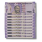 Rs. 100 Note Super Fancy Lower Number 000101-000909 9 Note Set
