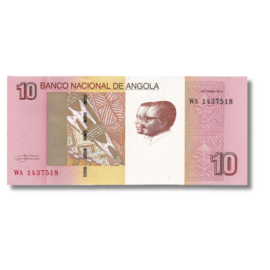 10 Banco Angola unc condition