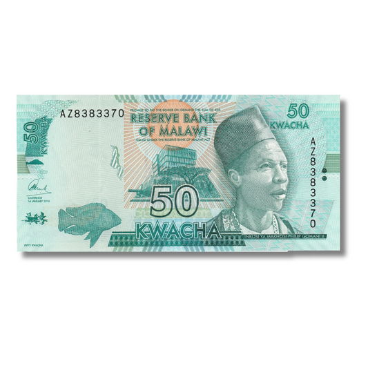 50 Kwacha Malawi unc condition