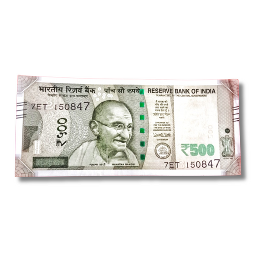 Rs.500 Note – Serial 150847 | Independence Day Fancy Number