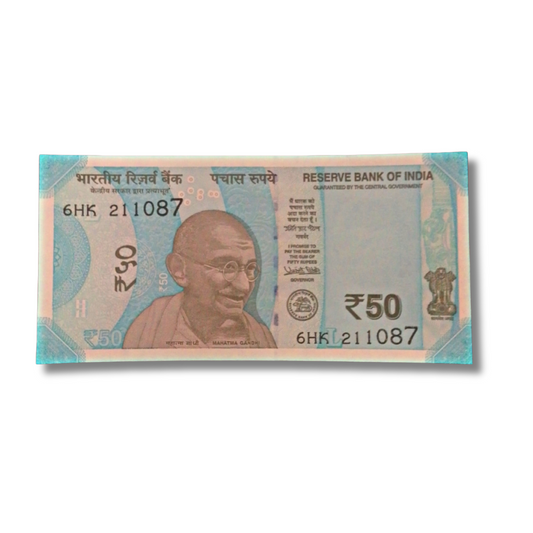 Rs 50 Birthday Note 21.10.87 Governor Urjit Patel Excellent Condition