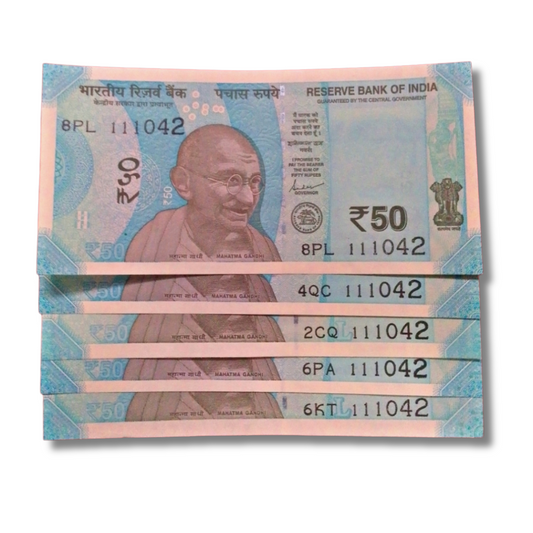₹50 New Issue Note – Date of Birth 11.10.1942 | Amitabh Bachchan | Shaktikanta Das | Excellent Condition