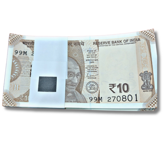 ₹10 Birthday & Anniversary Note Packet – 27.08.2001 | Prefix 99M | GEM UNC | Shaktikanta Das