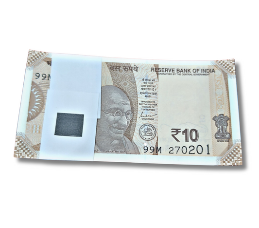 ₹10 Birthday & Anniversary Note Packet – 27.02.2001 | Prefix 99M | UNC | Shaktikanta Das