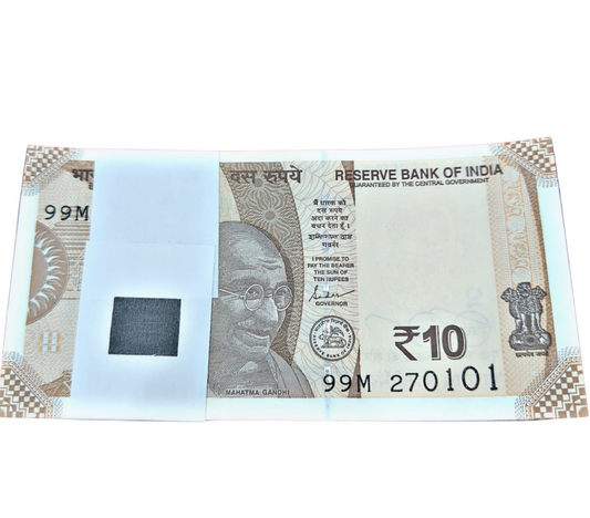 ₹10 Birthday & Anniversary Note Packet – 27.01.2001 | Prefix 99M | UNC | Shaktikanta Das