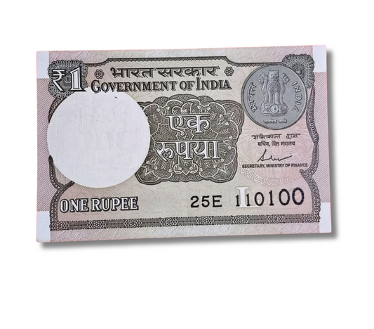Rs 1 New Birthday Note 11.01.00 January 11 Finance Secretary Shakti Kant Das Excellent Condition