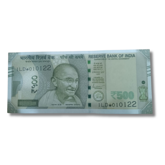 ₹500 Star Birthday Note – 01.01.22 | UNC Condition | Shaktikanta Das