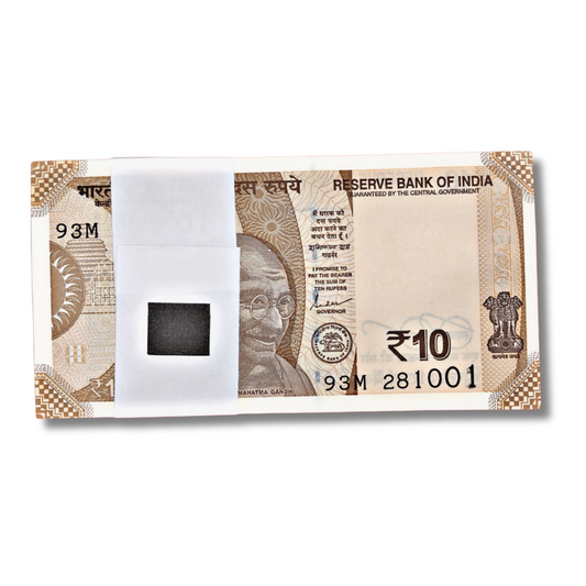₹10 Birthday Note Packet – Prefix 93M | Serial 281001 | 28 October 2001