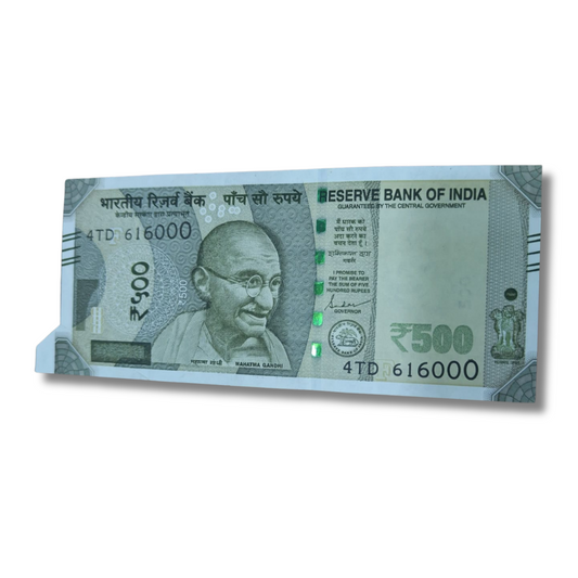 Rs 500  Extra Paper Error 616000  Governor Shaktikant Das UNC Condition