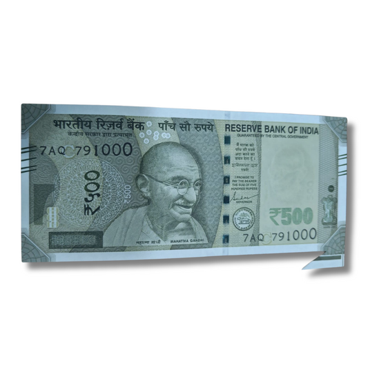 Rs 500 Extra Paper Error 791000 Governor Shaktikant Das UNC Condition