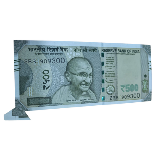 Rs 500 New 909300 Extra Paper Tail Error Governor Shaktikant Das Unc Condition