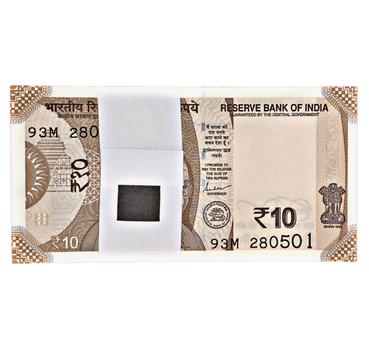 ₹10 Birthday Note Packet – Prefix 93M | Serial 280501 | 28 May 2001