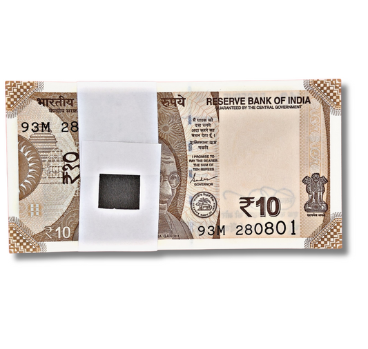 ₹10 Birthday Note Packet – Prefix 93M | Serial 280801 | 28 August 2001