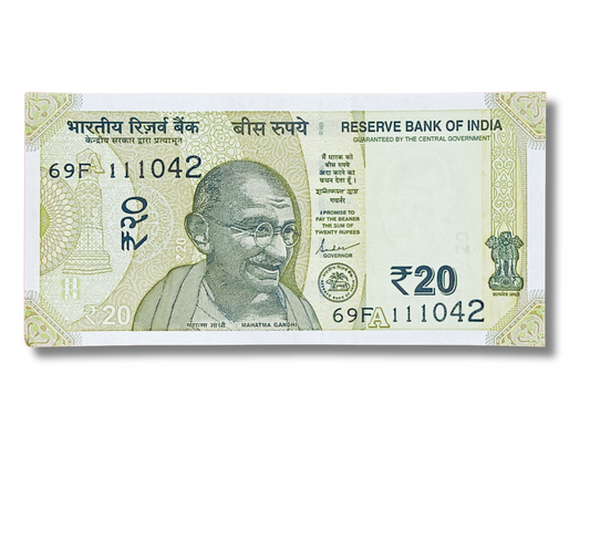 Rs 20 new Amitabh Bachchan birthday 11.10.42 governor shakti kant das excellent condition