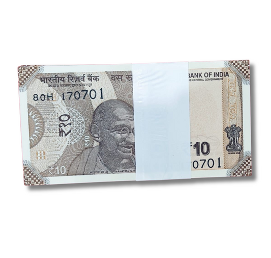 Rs 10 serial birthday packet 17.07.01 with ending 786 bismillah holy number governor shakti kant das excellent condition