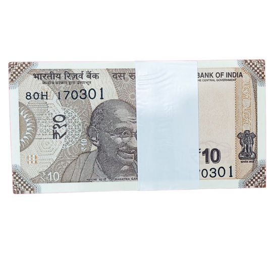 Rs 10 serial birthday packet 17.03.01 governor shakti kant das excellent condition