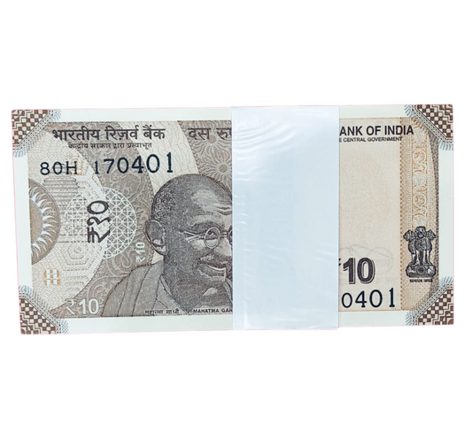 Rs 10 serial birthday packet 17.04.01 governor shakti kant das excellent condition