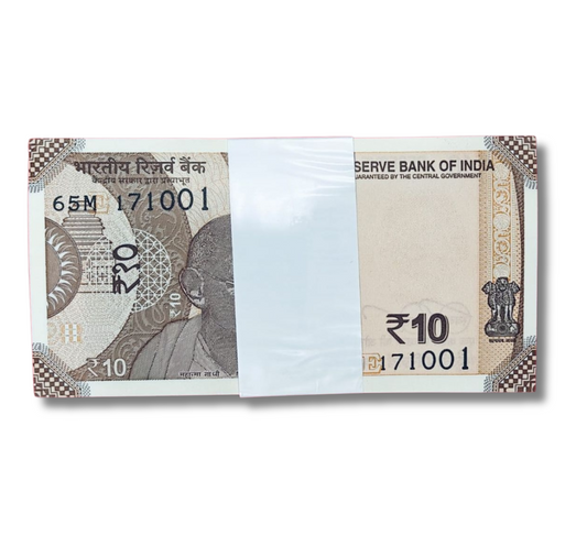 Rs 10 serial birthday packet 17.10.01 governor shakti kant das excellent condition