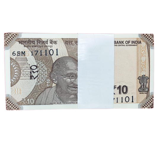 Rs 10 serial birthday packet 17.11.01  governor shakti kant das excellent condition