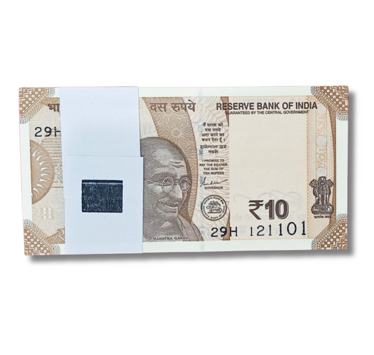 Rs 10 serial birthday packet 12.11.01 governor shakti kant das excellent condition
