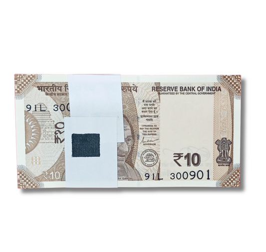 Rs 10 serial birthday packet 30.09.01 governor shakti kant das excellent condition