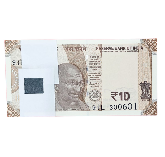 Rs 10 serial birthday packet 30.06.01 governor shakti kant das excellent condition