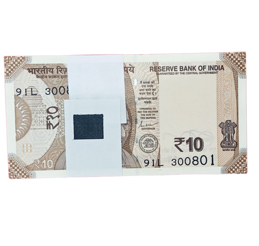Rs 10 serial birthday packet 300801 governor shakti kant das excellent condition