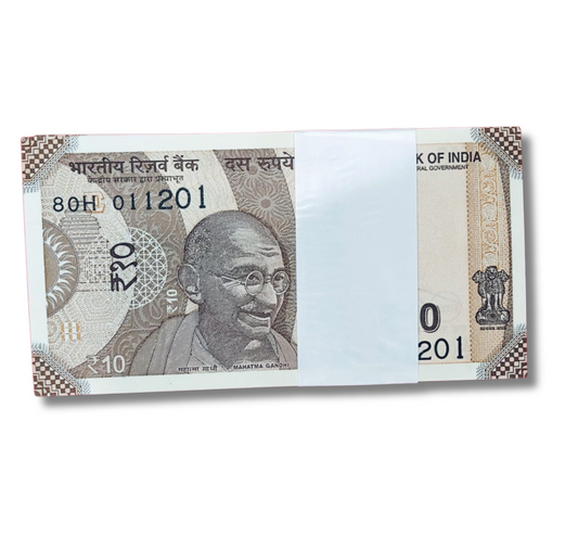 Rs 10 serial birthday packet 011201 governor shakti kant das excellent condition