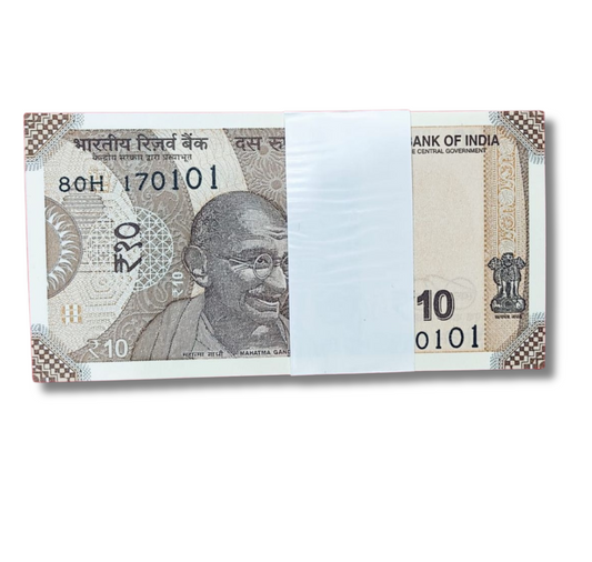Rs 10 serial birthday packet 170101 governor shakti kant das excellent condition