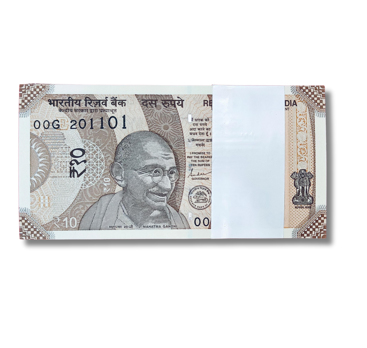 Rs 10 serial birthday packet 201101 november 20 governor shakti kant das excellent condition