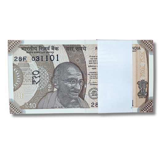 Rs 10 serial birthday packet 031101 november 3 governor shakti kant das excellent condition
