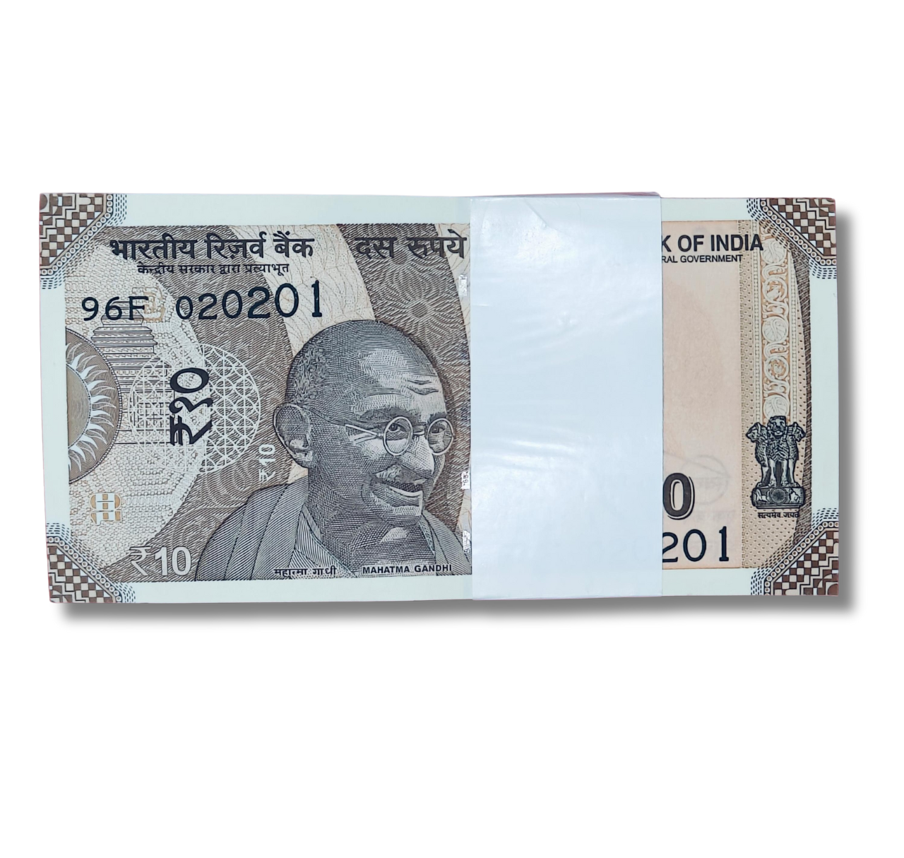 Rs 10 serial birthday packet 020201 february 2 governor shakti kant das excellent condition