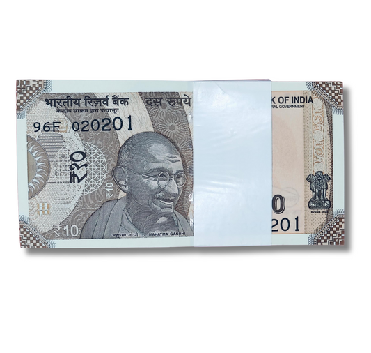 Rs 10 serial birthday packet 020201 february 2 governor shakti kant das excellent condition