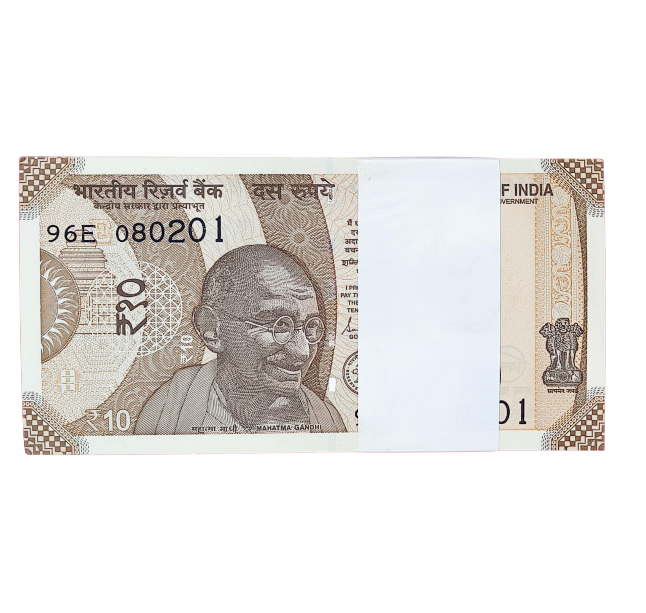 Rs 10 serial birthday packet 080201 february 8 governor shakti kant das excellent condition