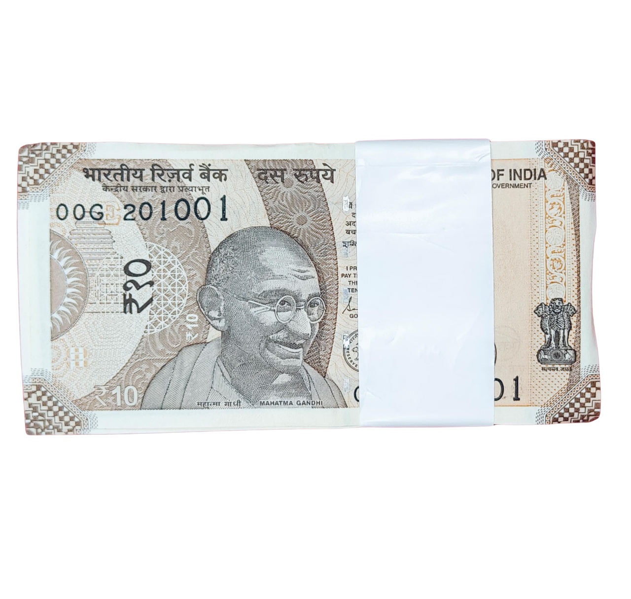 Rs 10 serial birthday packet 201001 October 20 governor shakti kant das excellent condition
