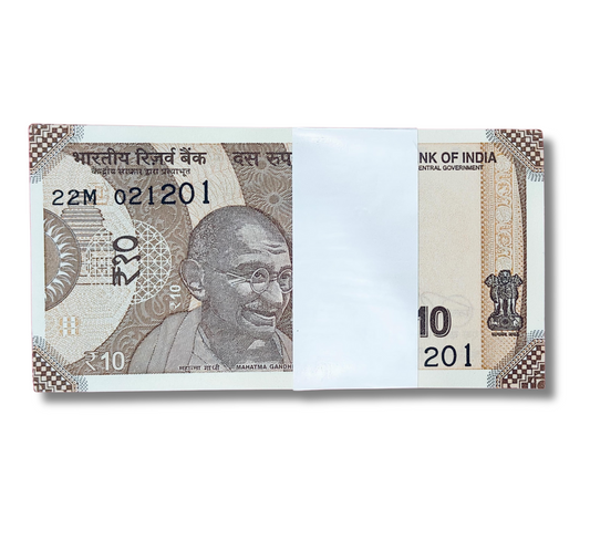 Rs 10 serial birthday packet 021201 december 2 governor shakti kant das excellent condition
