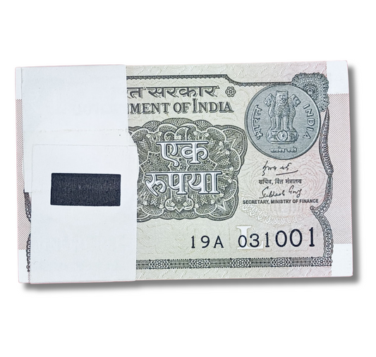 Rs 1 serial birthday packet 031001  finance secretary subhash garg excellent condition