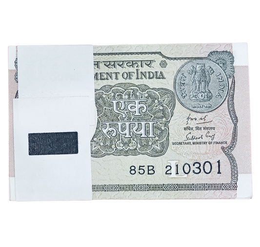 Rs 1 serial birthday packet 210301  finance secretary subhash garg excellent condition